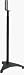 Sanus Systems EF-SATB Euro Foundations Adjustable Satellite Speaker Stands, Black (Pair) Image
