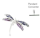Image of Lavender Dragonfly Brooch & Pendant