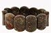 Thick Cushion Stretch Bracelet - Autumn Jasper