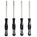 FLFLK Quick Carburetor 2 Cycle Adjustment Kit Includes 4 Carb Tools Splined, Double D, Single D and Pacman
