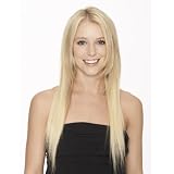 Evita 100% Human Hair Six Piece Clip In Extension 18 Inch Color 613