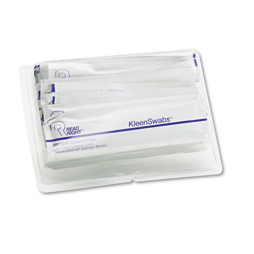 Read Right Products - Read Right - KleenSwabs Printer Cleaner Swabs, 25/Box - Sold As 1 Box - Presaturated swabs save time and money by cleaning clogged inkjet cartridges, thermal printer heads, tape heads and electronic circuitry. - Useful in a number of