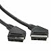 Video- / Audio Anschluss- bzw. Verlängerungskabel 5 m (Scart-Kabel schwarz - männlich)