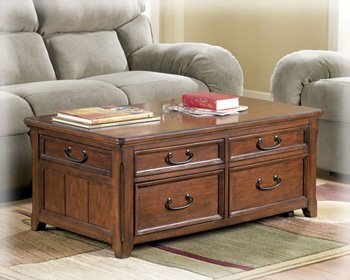 Wooden Lift Top Living Room Cocktail Table