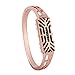 For Fitbit Flex 2 Bands Replacement Metal Strap for Fitbit Flex 2. Stainless Steel, Do Not Fade. (rose glod)