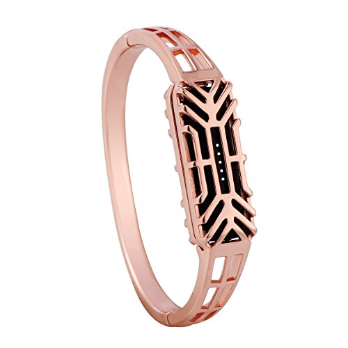 For Fitbit Flex 2 Bands Replacement Metal Strap for Fitbit Flex 2. Stainless Steel, Do Not Fade. (rose glod)