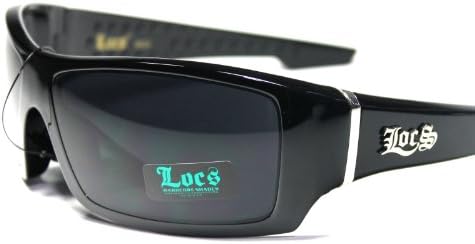 #LC4-S1 LOCS Hardcore Shades Dark Lens Men's Sport Sunglasses