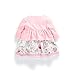 Ferenyi's Baby Girl's Clothes Long-sleeved Jacket and Floral Dress Sets