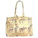 Woodland Import Zebra Duffle Tote Bag
