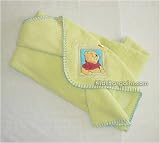 Disney Winnie the Pooh Micro Balboa with Shell Edge Plush Baby Blanket