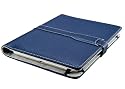 M-Edge Prodigy Genuine Leather Kindle Jacket with Hinge (Fits 6" Display, Latest Generation Kindle), Pebbled Navy Blue
