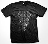 41cb7wrtU3L. SL160  Skulls Hanging From Chains T shirt, Hanging Out Liquid Blue Oversized Design Mens Shirt, XX Large, Black