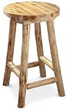 Swivel Log Barstool