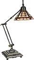 Ansel Tiffany Style Glass Downbridge Desk Lamp