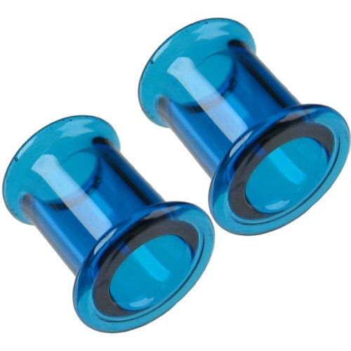 Pair 4 Gauge Flared Earlets With