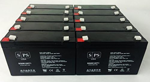 6V 12Ah APC AP AP166 6V 12Ah UPS Replacement Battery - SPS BRAND (10 Pack)