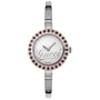 GUCCI Women's YA105536 Garnett Stainless Steel Bangle Bracelet Watch