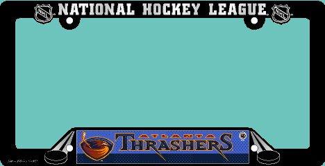 NHL Atlanta Thrashers License Plate Frame (2-Pack)