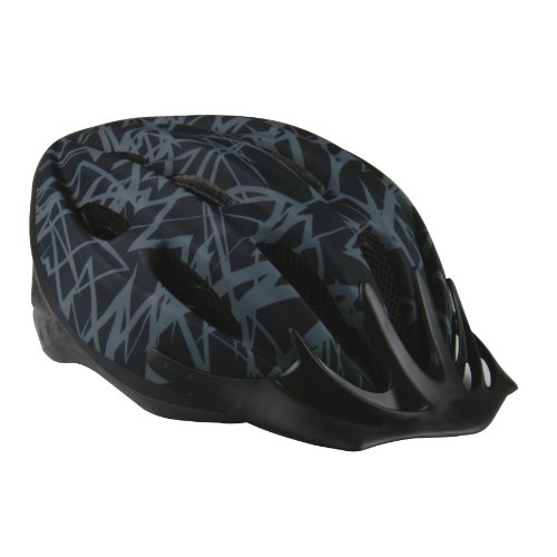 Profex Kinder Fahrradhelm STIWA, schwarz/ matt, S/M