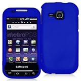 SAMSUNG R910/GALAXY INDULGE BRAND PREMIUM PROTECTOR CASE - RUBBER BLUE