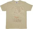 Junk Food Peanuts Linus Here Comes the Thunder Khaki T-shirt Tee