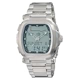 REACTOR Mens 89001 Graviton Ana-Digi Silver LCD Stainless Steel Tide Watch by REACTOR
