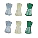 RSG 6-Pack Anti-Skid Gripper Slipper Socks for Kids/Kids Ages 6-12