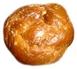 Greek Sweet Bread, Round, Tsoureki, 1lb with Almonds