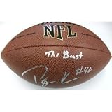 PEYTON HILLIS CLEVELAND BROWNS SIGNED AUTOGRAPHED FOOTBALL MATCHING HOLOGRAMS NUMBERS AND COA