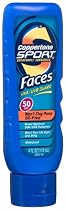 Coppertone Sport Faces SPF 50 4-Ounce , 4-Ounce Plastic Bottle (Pack of 2)