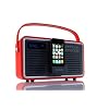 View Quest Retro DAB Radio and iPhone Dock - Red