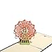 Papercraft Pop-Up 3D Ferris Wheel Valentine Cards May Love Goes Round And Round