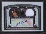 Justin Verlander Autograph with Game Used Jersey Card 2005 Bowman Detroit Tigers
