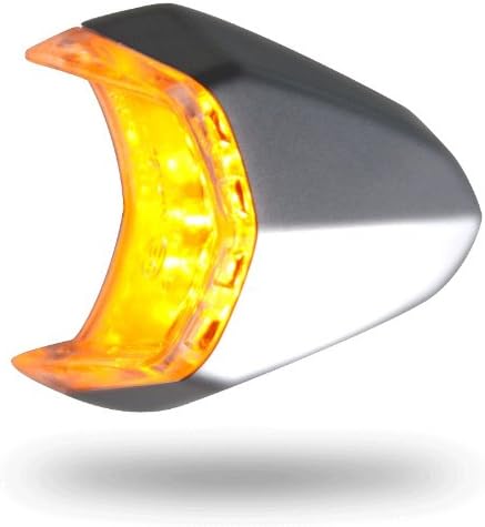 Motorcycle / Sportbike Universal LED HOOKED Marker Light, SATIN pair