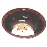Sakura Santas Portraits 11-inch Serving Bowl