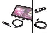 from UltimateAddons Dual USB 2.1 Amp Car Charger for Samsung Galaxy Tab 7 & 10.1 Models, with 2 Metre Long USB Cable