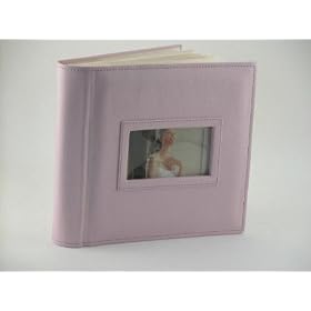 PINK DBL ALBUM W/ NOTES, HOLDS 200, 4 X 6 - Photo Album