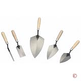 5 piece Concrete Mason Trowel Set by PitBull