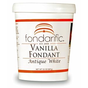 Fondarific Vanilla Fondant Antique White