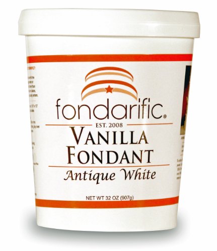 Fondarific Vanilla Fondant Antique White, 2-Pounds