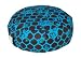 Fleurville Re-Run Zafu Meditation Pillow - Geobot Chocolate/Teal