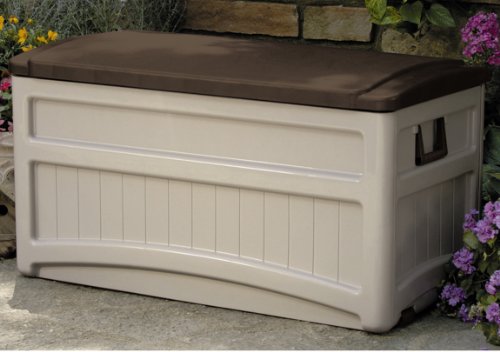 Suncast® Deck Box with Wheels Suncast® Deck Box with Wheels