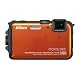 Nikon Coolpix AW100 16 MP CMOS Waterproof Digital Camera w/GPS and Full HD 1080p Video (Orange) $199
