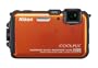 Nikon COOLPIX AW100 16 MP CMOS Waterproof Digital Camera with GPS and Full HD 1080p Video (Orange)