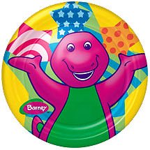 Barney 7 Dessert Plates - 8 Count by Barney