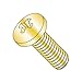 MS35206-212/4-40 x 3/16" Mil-Spec Machine Screws/Phillips/Pan/Steel/Cad Yellow (Carton: 5,000 pcs)