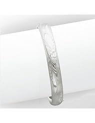 Genuine 14K White Gold 7/16 Florentine Engraved Hinged Bangle 11 Grams Of Gold 100% Satisfaction Guaranteed.