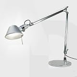 Tolomeo Tavolo Schreibtischleuchte aluminium / mit Tischfuß/eloxiert/poliert/E27