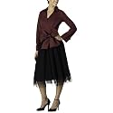 Isaac Mizrahi for Target&reg; Taffeta Wrap Blouse - Bing Cherry