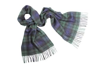 Oxfords Cashmere Pure Cashmere Tartan Scarf